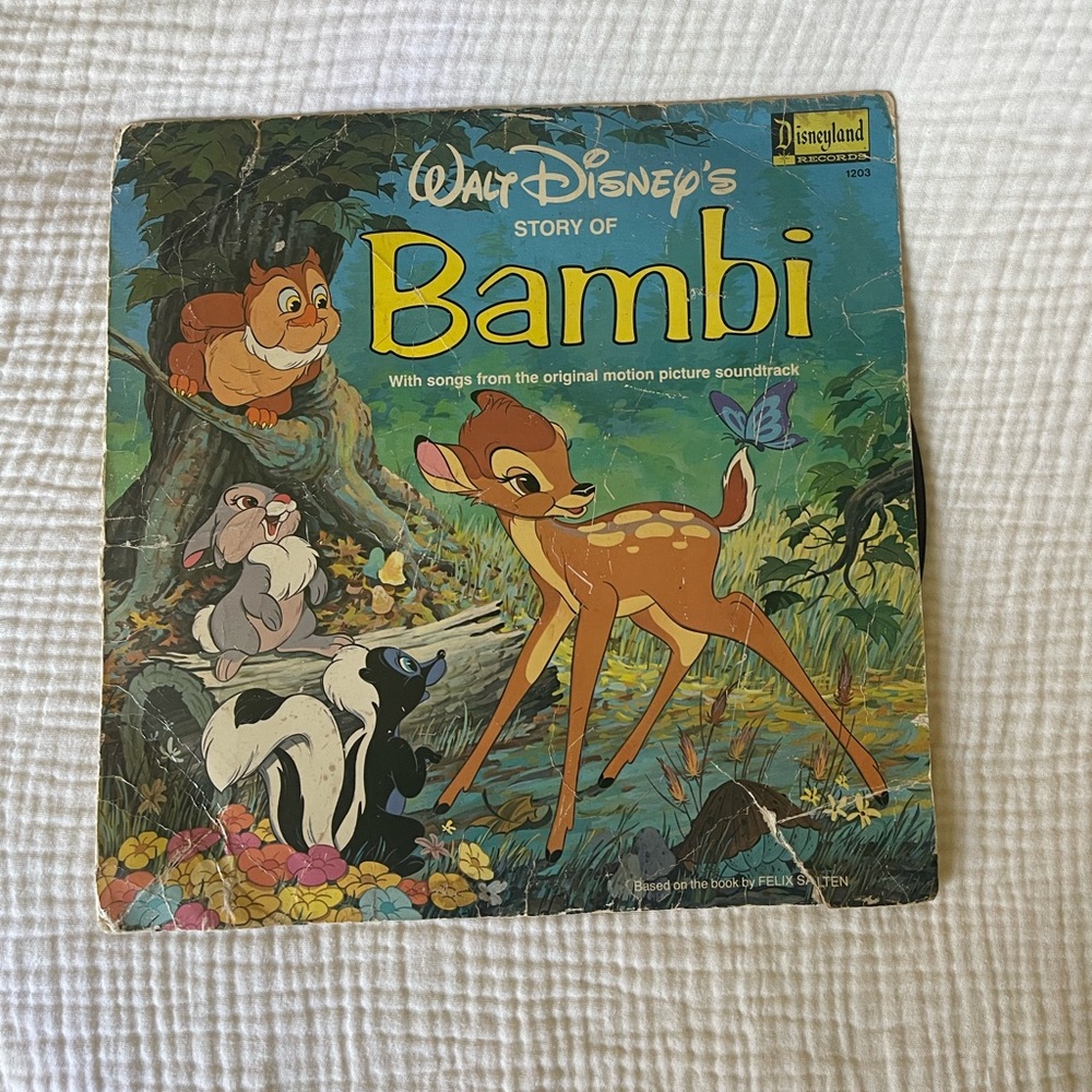 Walt Disney’s Story of Bambi with Songs from the Original Motion Picture Vintage